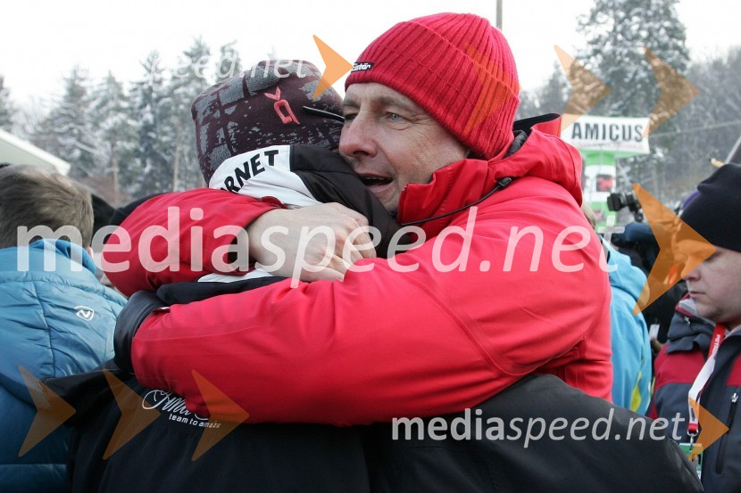 Andrea Massi, trener; Borut Pahor, predsednik Republike Slovenije49. Zlata lisica, veleslalom in druženje v VIP prostoru