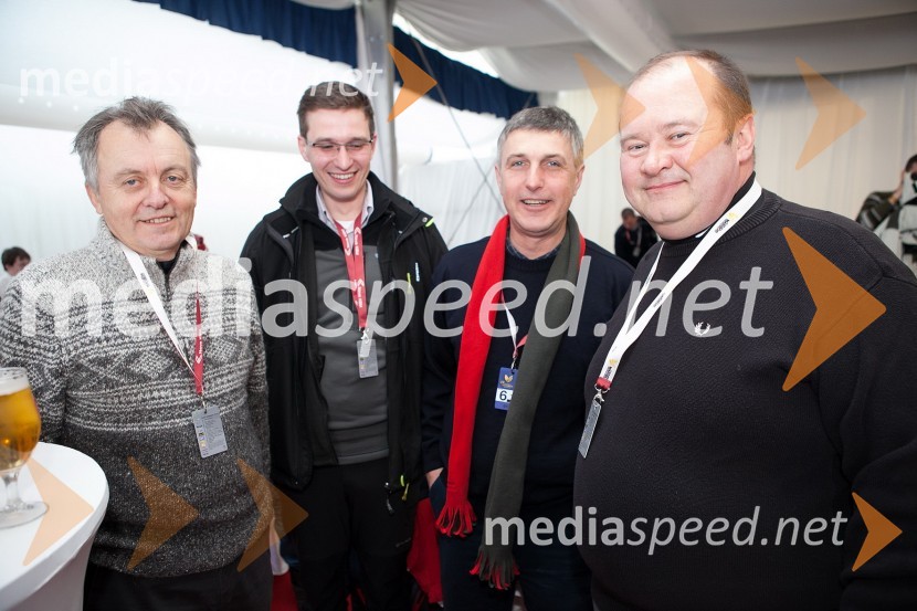 	Anton Guzej, izvršni direktor za gospodarske družbe Nova KBM; ...; mag. Matjaž Knez, predsednik uprave DARS d.d.; Aleš Hauc, predsednik uprave NKBM49. Zlata lisica, veleslalom in druženje v VIP prostoru