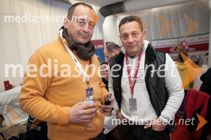 Damjan Kozjak, direktor KBM Invest; Peter Kavčič, ustanovitelj in prokurist podjetja Vizualne komunikacije comTEC d.o.o.49. Zlata lisica, veleslalom in druženje v VIP prostoru