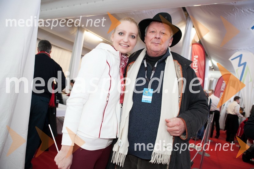 Sandra, hostesa; ...49. Zlata lisica, veleslalom in druženje v VIP prostoru