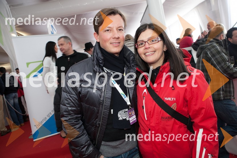 Evgen Likl, izvršilni direktor sektorja marketing na Zavarovalnici Maribor d.d.; Nataša Šeneker, SK Branik Maribor49. Zlata lisica, veleslalom in druženje v VIP prostoru