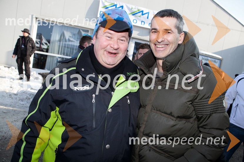 Aleš Hauc, predsednik uprave NKBM;  Alan Perc, direktor podjetja Energetika Maribor49. Zlata lisica, veleslalom in druženje v VIP prostoru