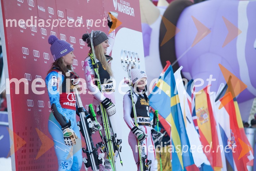 Tina Maze, smučarka (SLO); Lindsey Vonn, smučarka (ZDA); Anna Fenninger, smučarka (Avstrija)49. Zlata lisica, veleslalom in druženje v VIP prostoru