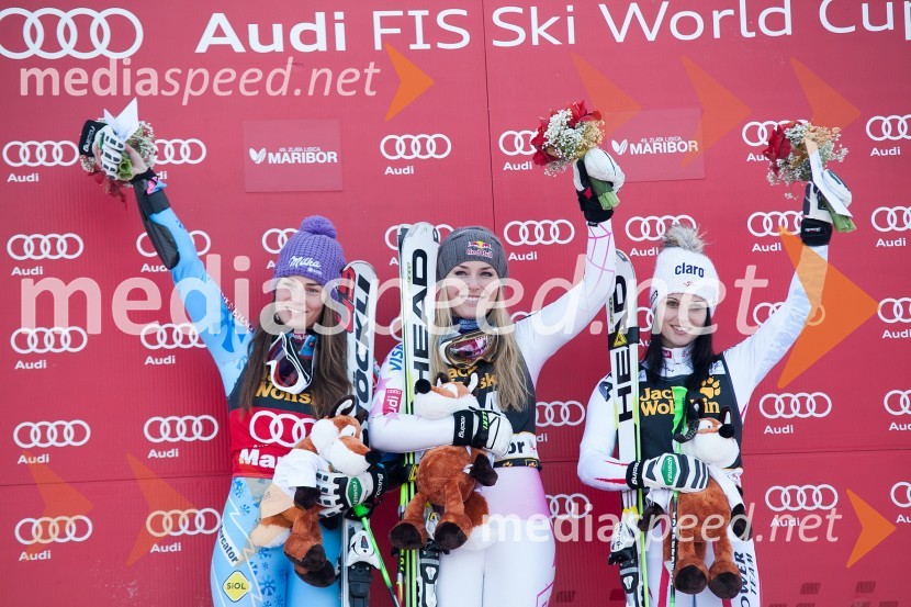 Tina Maze, smučarka (SLO); Lindsey Vonn, smučarka (ZDA); Anna Fenninger, smučarka (Avstrija)49. Zlata lisica, veleslalom in druženje v VIP prostoru