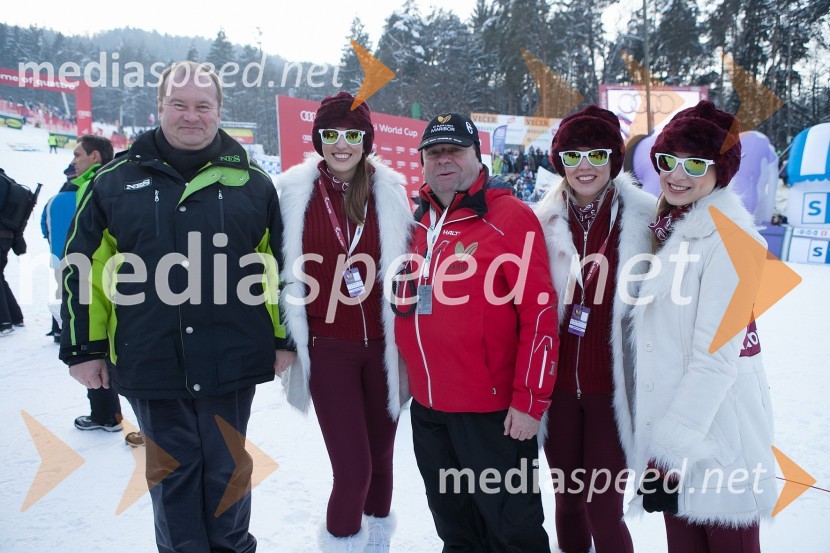 Aleš Hauc, predsednik uprave NKBM; ...; Srečko Vilar, generalni sekretar Zlate lisice; ...; ...49. Zlata lisica, veleslalom in druženje v VIP prostoru