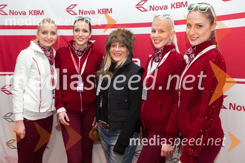 Sandra, hostesa; Neli, hostesa; Ana Žvorc, koreografinja; Andreja, hostesa; Mateja, hostesa49. Zlata lisica, veleslalom in druženje v VIP prostoru