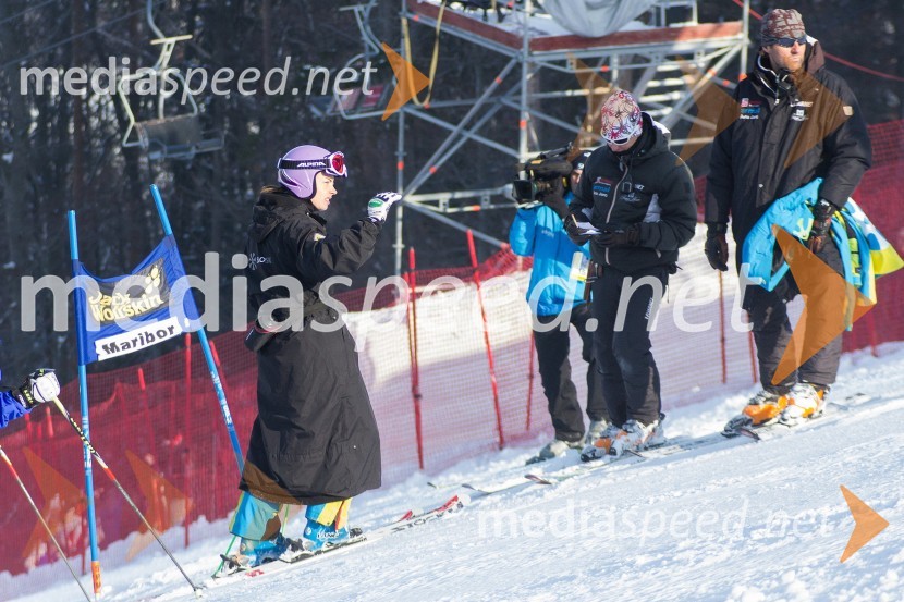 Tina Maze, smučarka (SLO); Andrea Massi, trener49. Zlata lisica, veleslalom in druženje v VIP prostoru