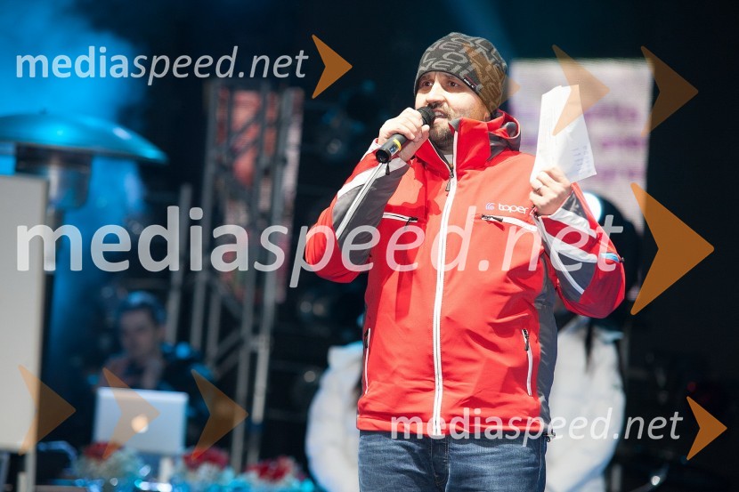 Dejan Vedlin, ekipa Reporter Milan49. Zlata lisica 2012, žrebanje štartnih številk za slalom ter otvoritev Evropske prestolnice mladih