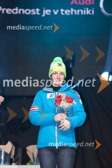 Kathrin Zettel, smučarka (Avstrija)49. Zlata lisica 2012, žrebanje štartnih številk za slalom ter otvoritev Evropske prestolnice mladih