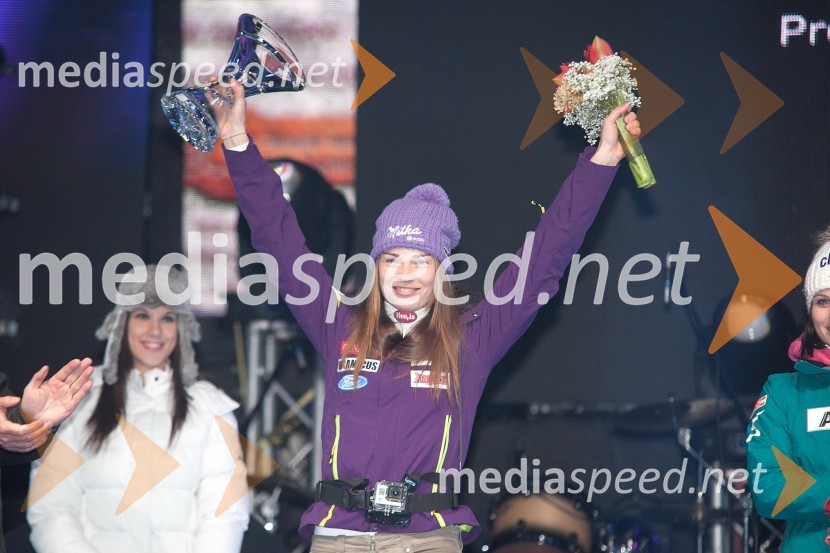 Tina Maze, smučarka (SLO)49. Zlata lisica 2012, žrebanje štartnih številk za slalom ter otvoritev Evropske prestolnice mladih
