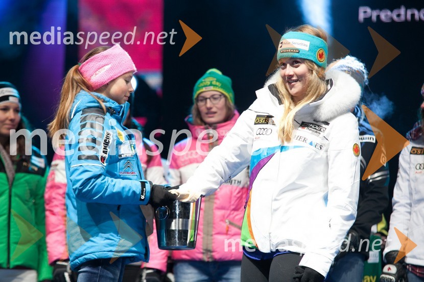 	Erin Mielzynski, smučarka (Kanada)49. Zlata lisica 2012, žrebanje štartnih številk za slalom ter otvoritev Evropske prestolnice mladih
