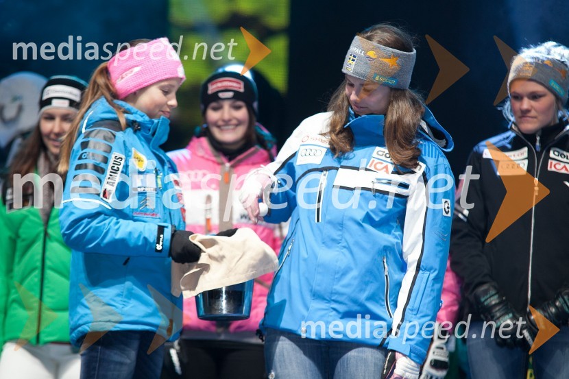 	Maria Pietilae Holmner, smučarka (Švedska)49. Zlata lisica 2012, žrebanje štartnih številk za slalom ter otvoritev Evropske prestolnice mladih