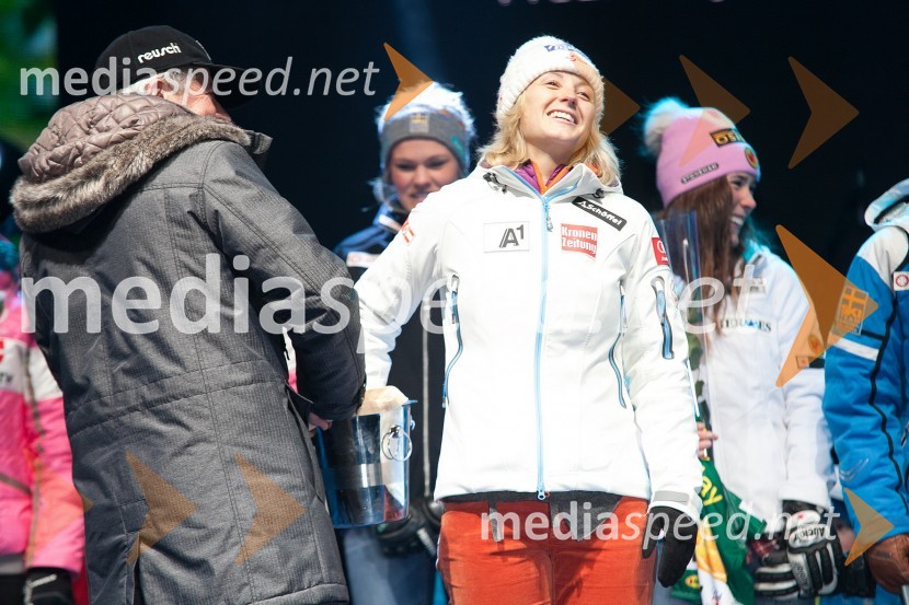Michaela Kirchgasser, smučarka (Avstrija)49. Zlata lisica 2012, žrebanje štartnih številk za slalom ter otvoritev Evropske prestolnice mladih