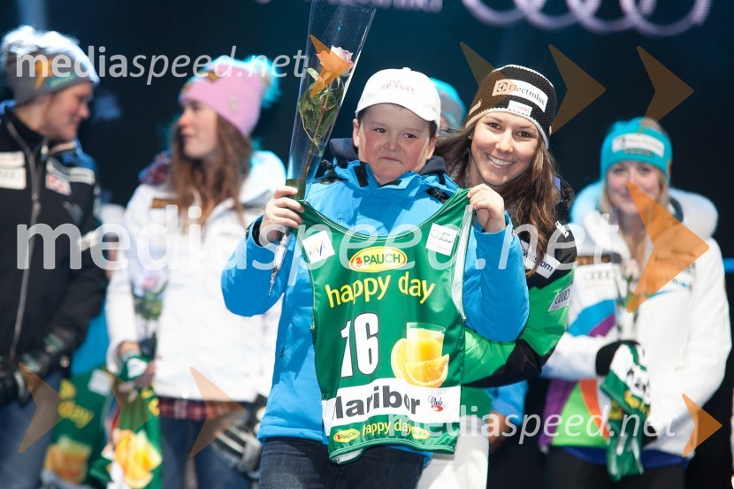 Wendy Holdener, smučarka (Švica)49. Zlata lisica 2012, žrebanje štartnih številk za slalom ter otvoritev Evropske prestolnice mladih