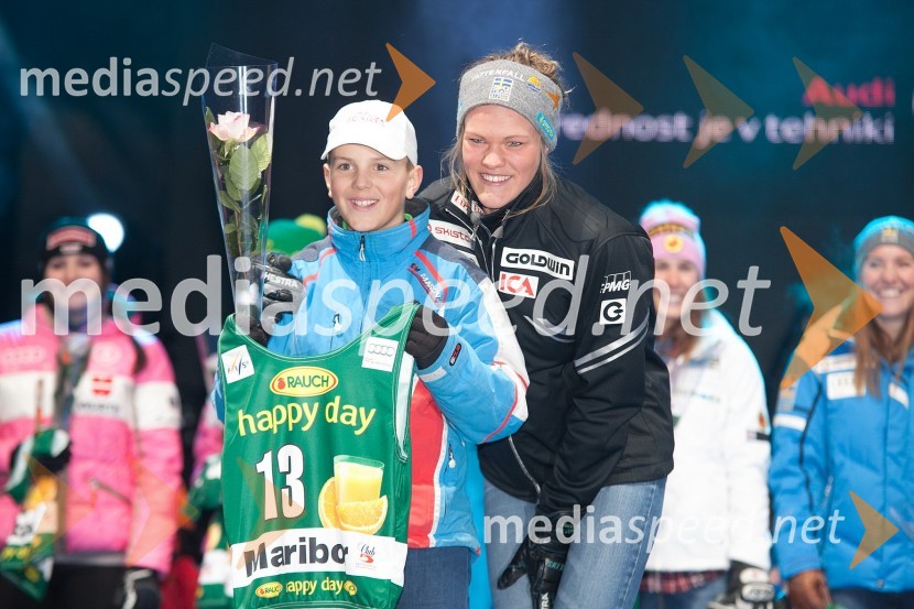 Anna Swenn Larsson, smučarka (Švedska)49. Zlata lisica 2012, žrebanje štartnih številk za slalom ter otvoritev Evropske prestolnice mladih