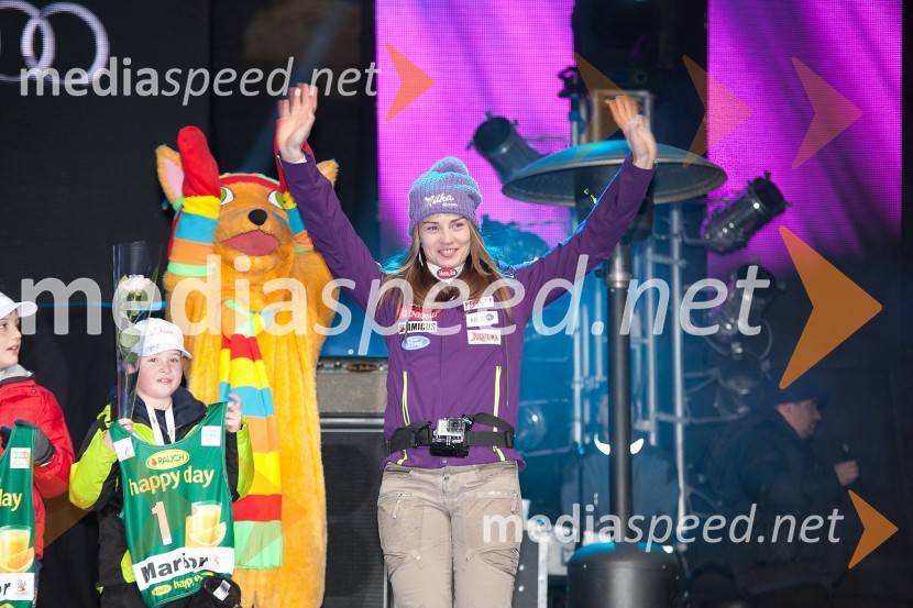 Tina Maze, smučarka (SLO)49. Zlata lisica 2012, žrebanje štartnih številk za slalom ter otvoritev Evropske prestolnice mladih