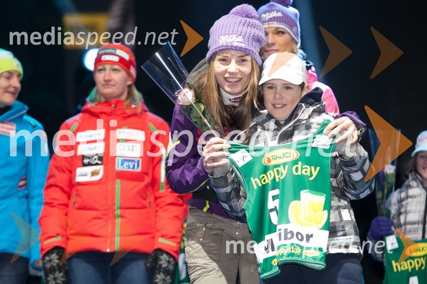 Tina Maze, smučarka (SLO)49. Zlata lisica 2012, žrebanje štartnih številk za slalom ter otvoritev Evropske prestolnice mladih