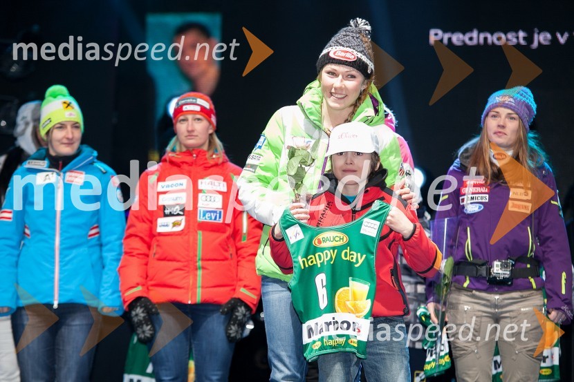 Mikaela Shiffrin, smučarka (ZDA)49. Zlata lisica 2012, žrebanje štartnih številk za slalom ter otvoritev Evropske prestolnice mladih