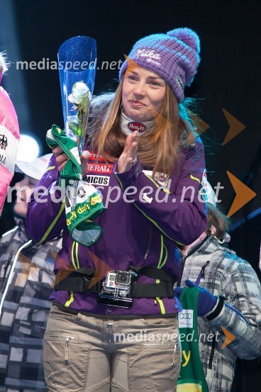 Tina Maze, smučarka (SLO)49. Zlata lisica 2012, žrebanje štartnih številk za slalom ter otvoritev Evropske prestolnice mladih