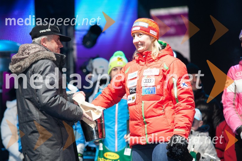 Tanja Poutiainen, smučarka (Finska)49. Zlata lisica 2012, žrebanje štartnih številk za slalom ter otvoritev Evropske prestolnice mladih