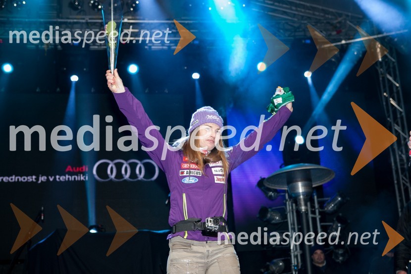 Tina Maze, smučarka (SLO)49. Zlata lisica 2012, žrebanje štartnih številk za slalom ter otvoritev Evropske prestolnice mladih