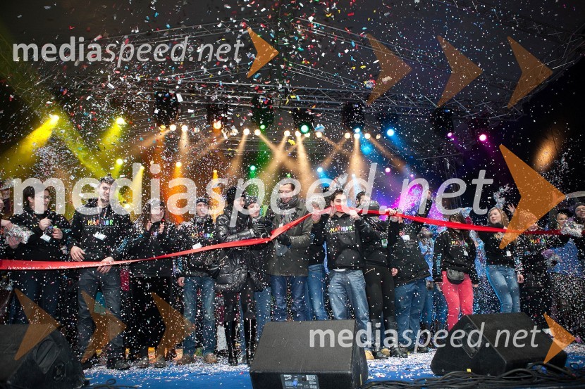 49. Zlata lisica 2012, žrebanje štartnih številk za slalom ter otvoritev Evropske prestolnice mladih