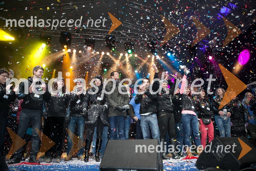 49. Zlata lisica 2012, žrebanje štartnih številk za slalom ter otvoritev Evropske prestolnice mladih