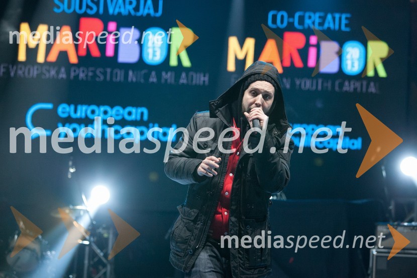 EMKEJ, glasbenik49. Zlata lisica 2012, žrebanje štartnih številk za slalom ter otvoritev Evropske prestolnice mladih