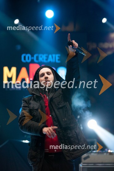 EMKEJ, glasbenik49. Zlata lisica 2012, žrebanje štartnih številk za slalom ter otvoritev Evropske prestolnice mladih