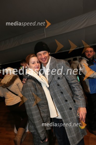 mag. Vida Žurga; Jurij Bradač, maneken49. Zlata lisica 2012, slalom in druženje v VIP prostoru