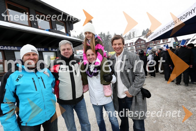 	Miran Ferk, Športni center Pohorje; Andrej Verlič, mestni svetnik; Tomaž Barada, taekwondoist ter kickboksar; hči Tayra; Jurij Bradač, maneken49. Zlata lisica 2012, slalom in druženje v VIP prostoru