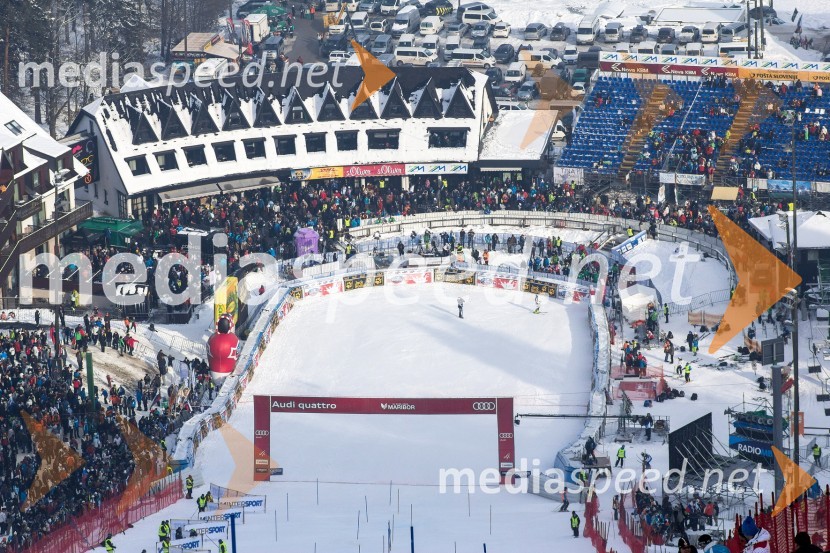 Ciljni iztek49. Zlata lisica 2012, slalom in druženje v VIP prostoru
