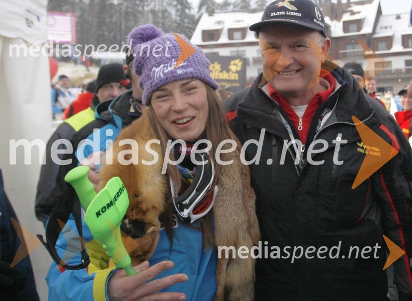 Tina Maze, smučarka (SLO); ...49. Zlata lisica 2012, slalom in druženje v VIP prostoru