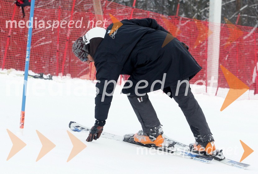 Andrea Massi, trener49. Zlata lisica 2012, slalom in druženje v VIP prostoru