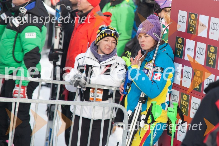 Nežka Poljanšek; Tina Maze, smučarka (SLO)49. Zlata lisica 2012, slalom in druženje v VIP prostoru