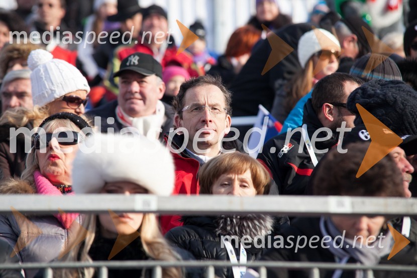 Žiga Turk, minister za izobraževanje, znanost, kulturo in šport49. Zlata lisica 2012, slalom in druženje v VIP prostoru