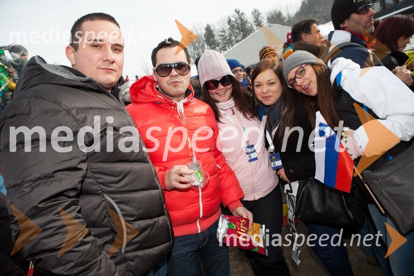 Žani Portenšlager, Paintball Maribor; Nejc Mijavšek; Mateja Poš; Barbara Pristovnik; Brigita Križanič
49. Zlata lisica 2012, slalom in druženje v VIP prostoru