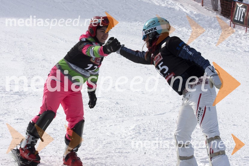 Ekaterina Tudegesheva, deskarka na snegu (Rusija); Claudia Riegler, deskarka na snegu (Avstrija)Svetovni pokal v deskanju na snegu