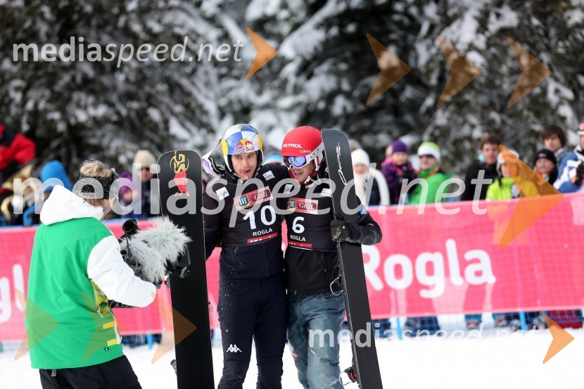 Roland Fischnaller, deskar na snegu (Italija); Žan Košir, deskar na snegu (SLO)Svetovni pokal v deskanju na snegu