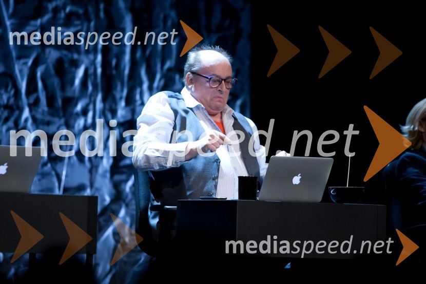 Gojmir Lešnjak Gojc, igralecPazi, mail!, premiera predstave