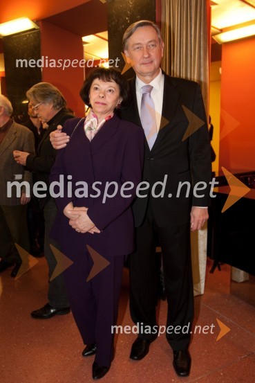 Barbara Miklič Türk; dr. Danilo Türk, nekdanji predsednik Republike SlovenijePazi, mail!, premiera predstave