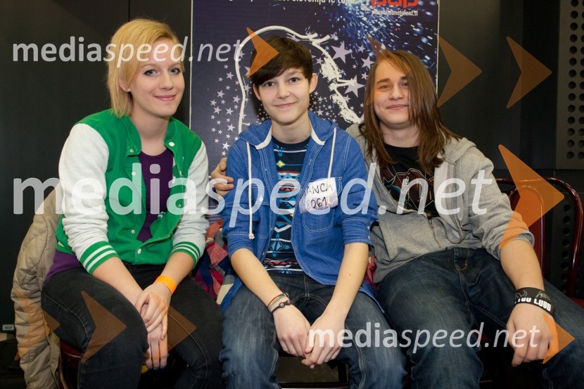 Anja Virient; Manca Berlec; Žiga KrevsSlovenija ima talent,druga avdicija