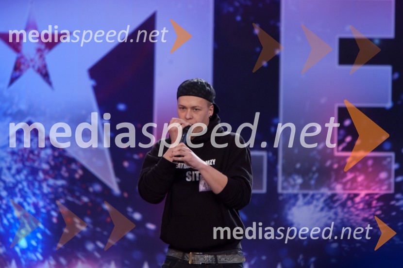 Dominik KoželjnikSlovenija ima talent,druga avdicija