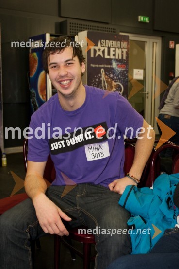 Miha GostečnikSlovenija ima talent, tretja avdicija