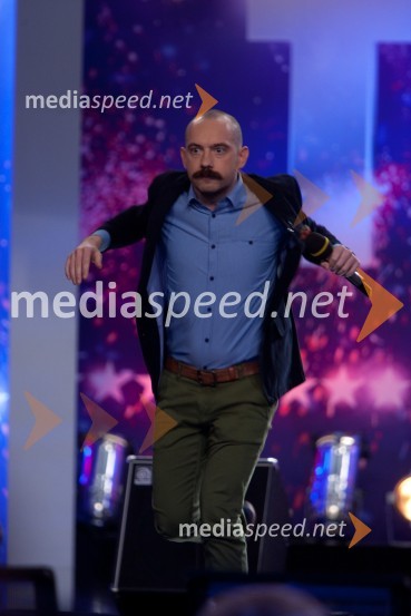 Jože Robežnik, voditeljSlovenija ima talent, tretja avdicija