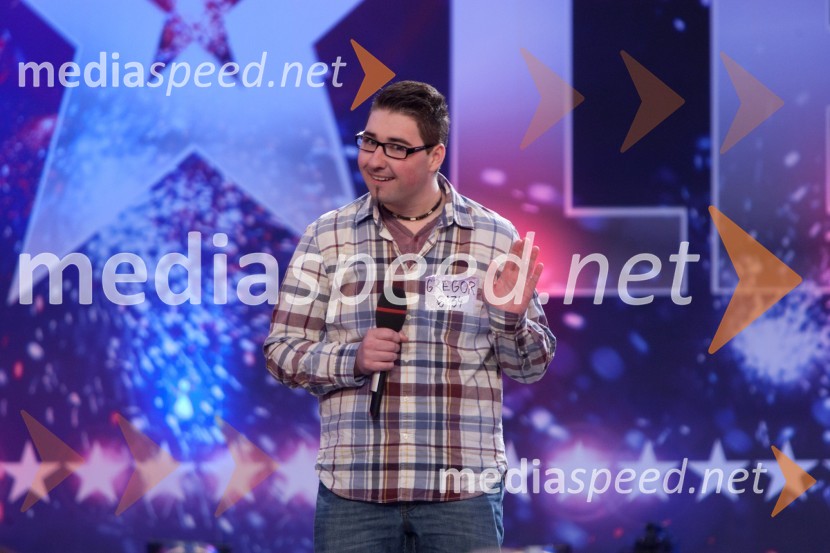 Grega ŠercSlovenija ima talent, tretja avdicija