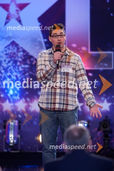 Grega ŠercSlovenija ima talent, tretja avdicija