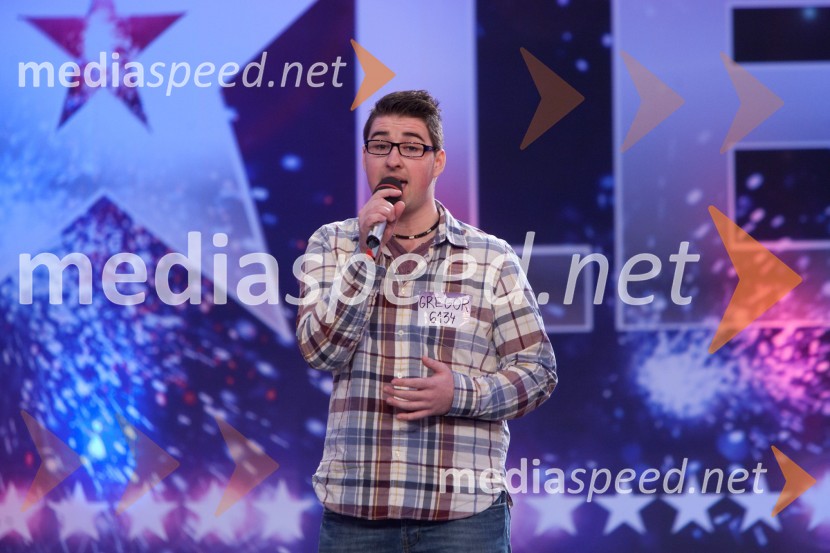 Grega ŠercSlovenija ima talent, tretja avdicija