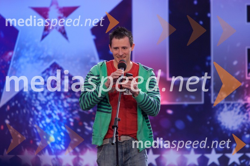 Tomaž CasermanSlovenija ima talent, tretja avdicija