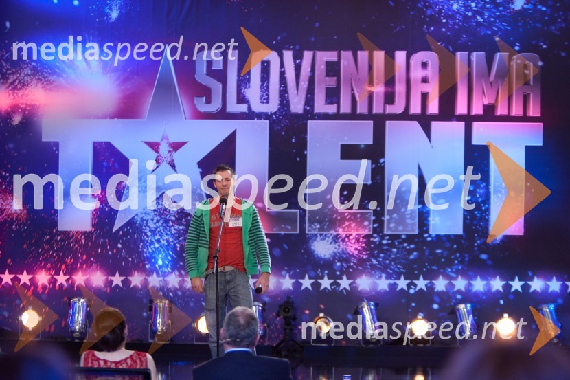 Tomaž CasermanSlovenija ima talent, tretja avdicija